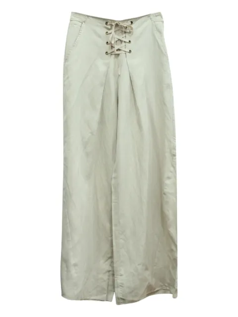 Ulla Johnson pleated lace-up trousers