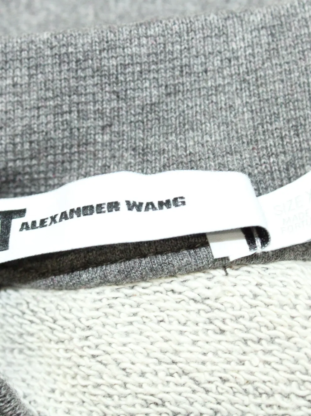 Pre-owned Alexander Wang Tie-front Cotton Vest In Gray