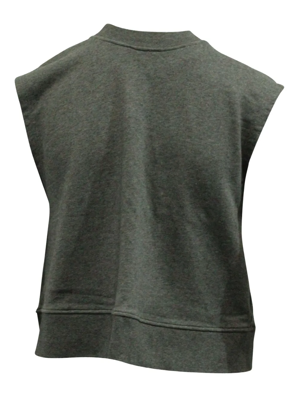 Pre-owned Alexander Wang Tie-front Cotton Vest In Gray