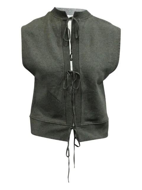 Alexander Wang tie-front cotton vest