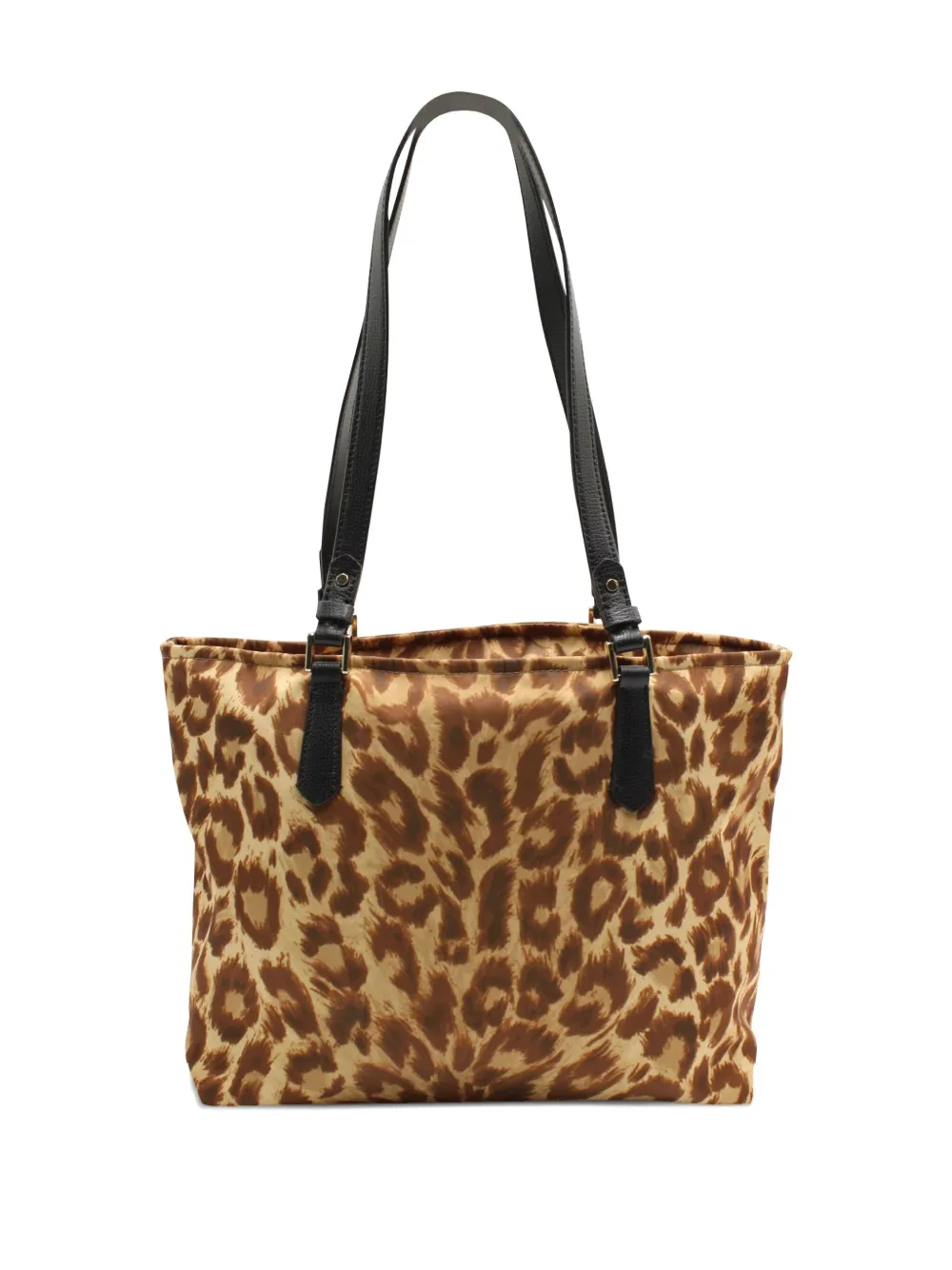 Pre-owned Kate Spade Taylor Leopard-print Tote Bag In Brown