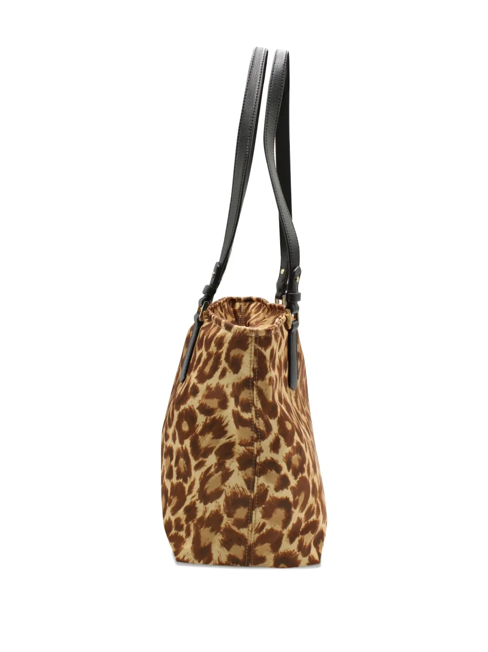 Pre-owned Kate Spade Taylor Leopard-print Tote Bag In Brown