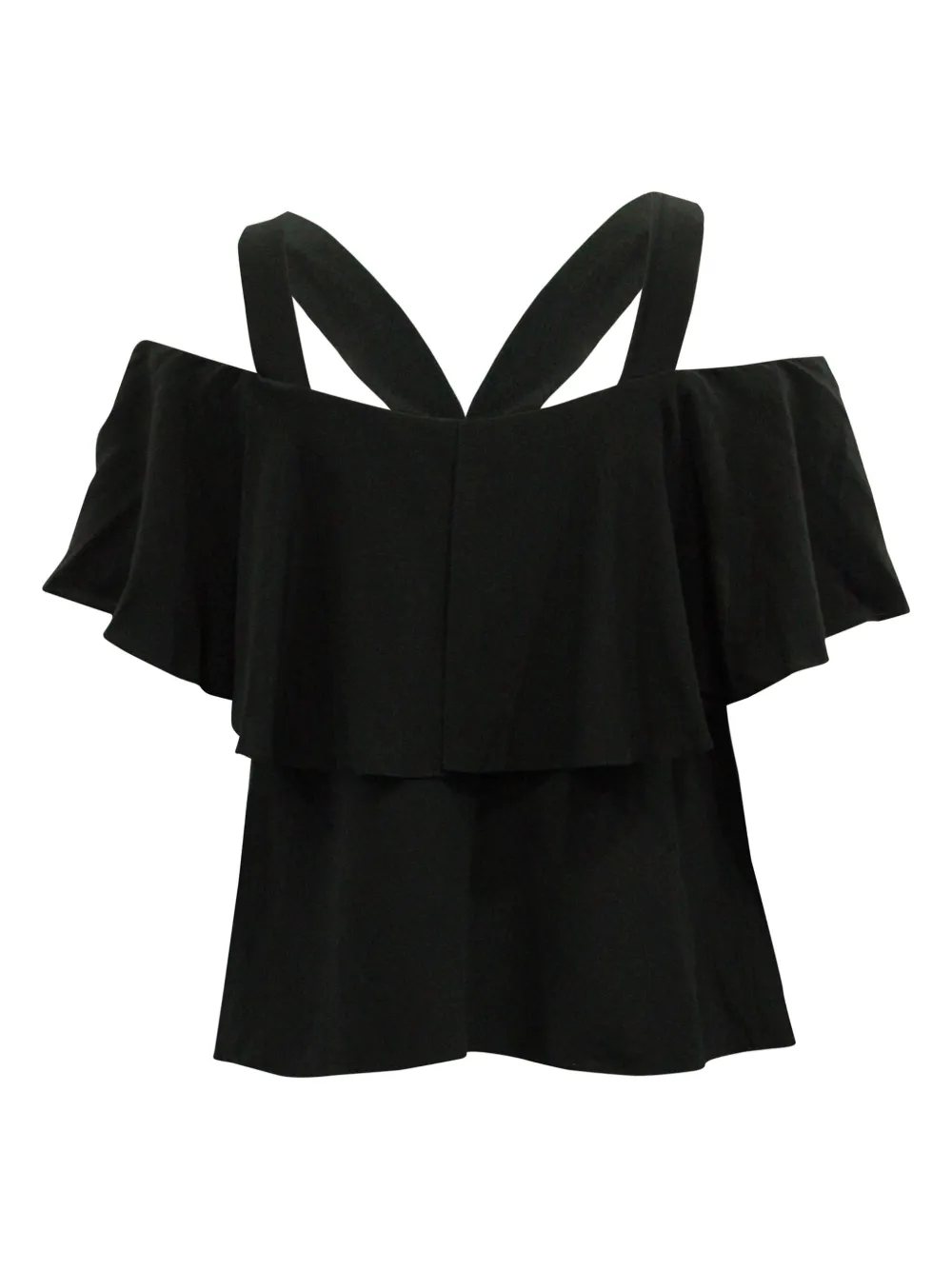 Temperley London cold-shoulder ruffled top | Image 2