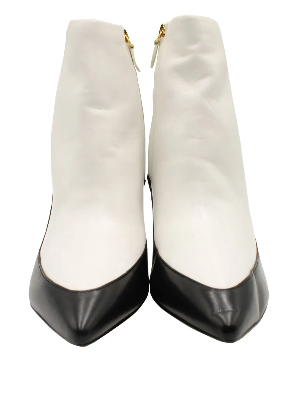 Pre-owned Diane Von Furstenberg Cainta Boots In White