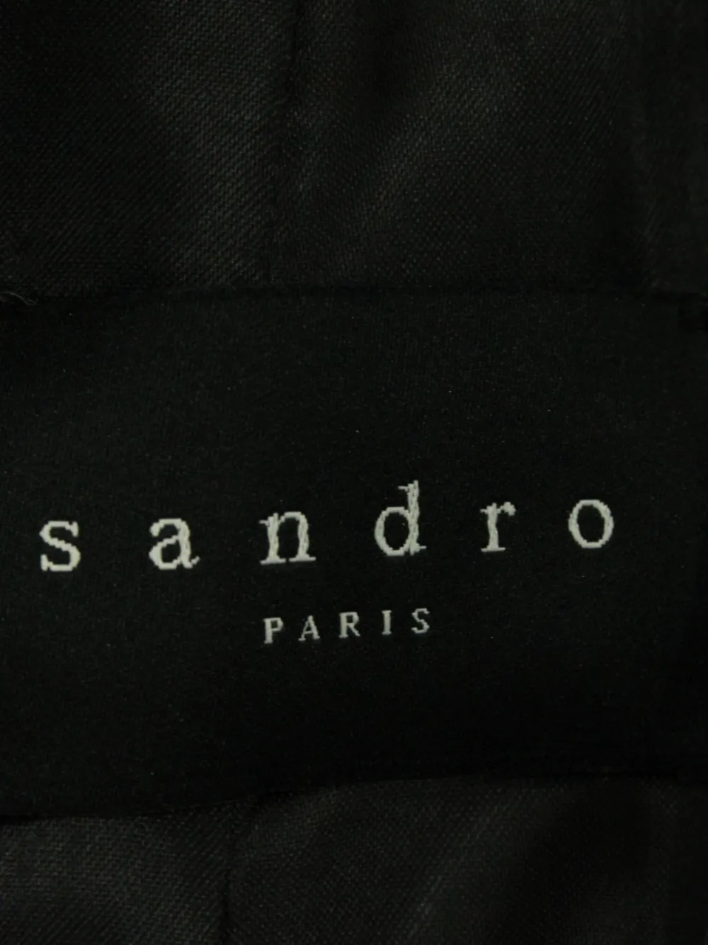 Pre-owned Sandro Wool Blazer In Black