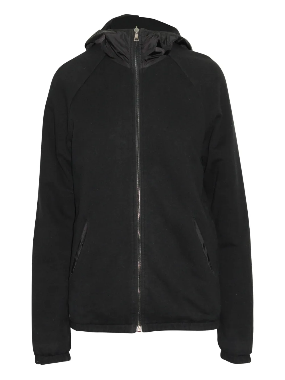 Prada Pre-Owned hooded zip-up jacket | Black | Image 1