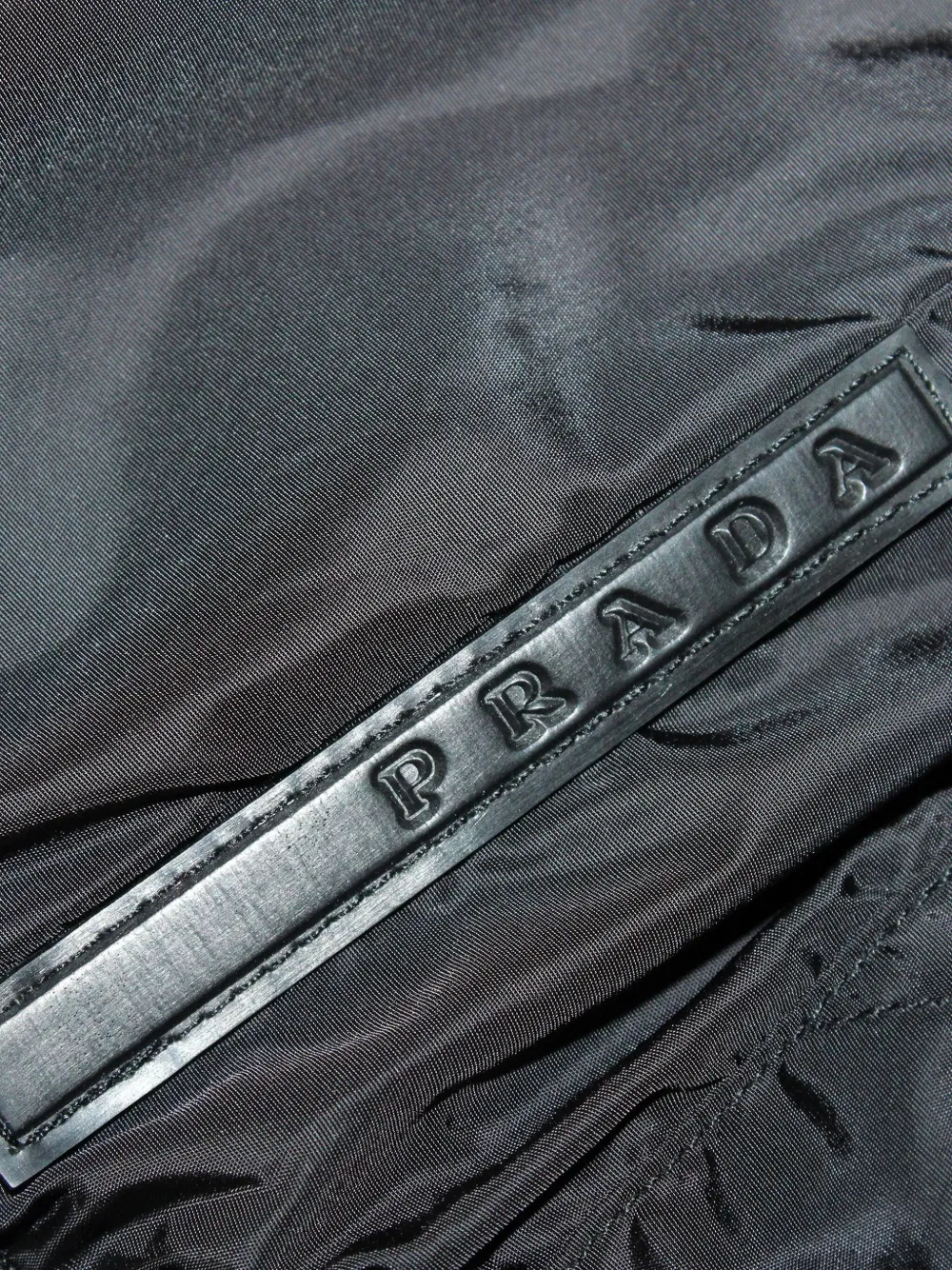 Pre-owned Prada Hooded Zip-up Jacket In Black