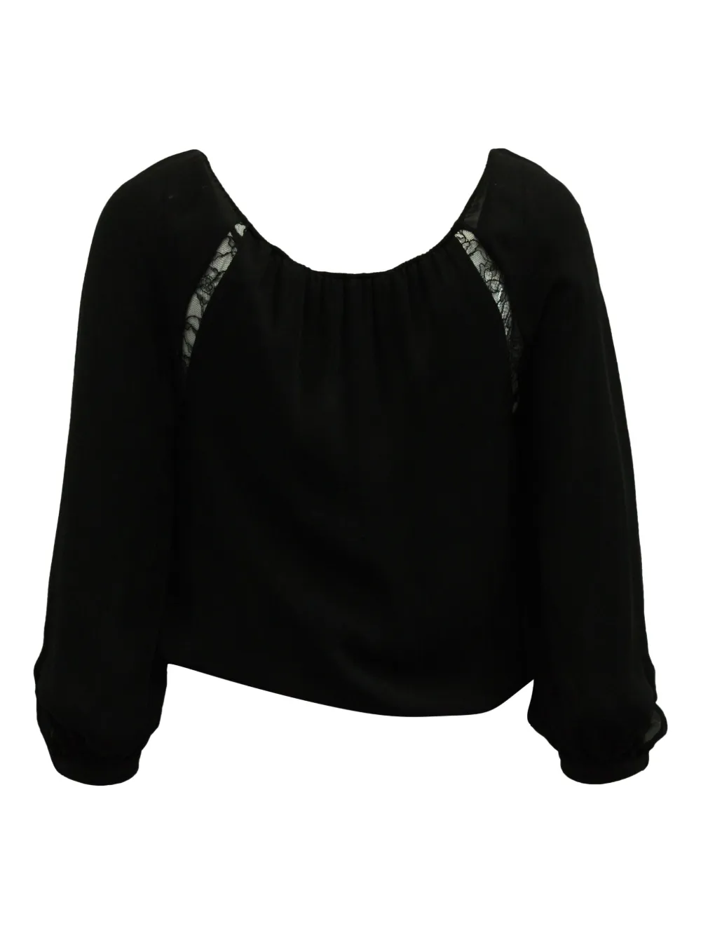alice + olivia lace-detail silk blouse | Image 2