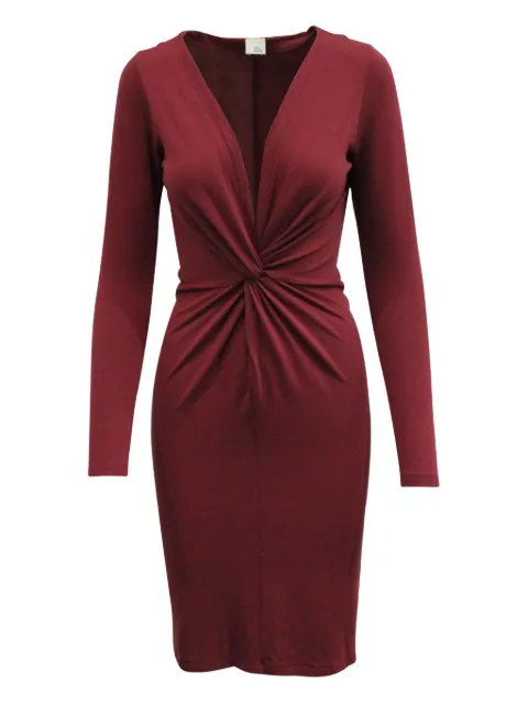 Iris & Ink knot-detail midi dress