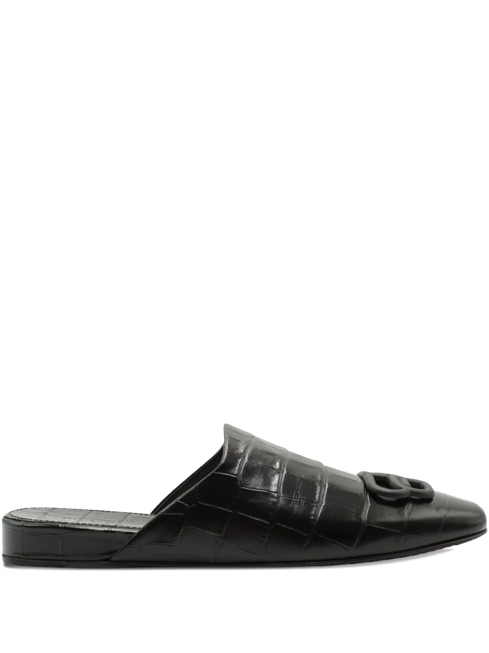 Pre-owned Balenciaga Leather Mules In Black