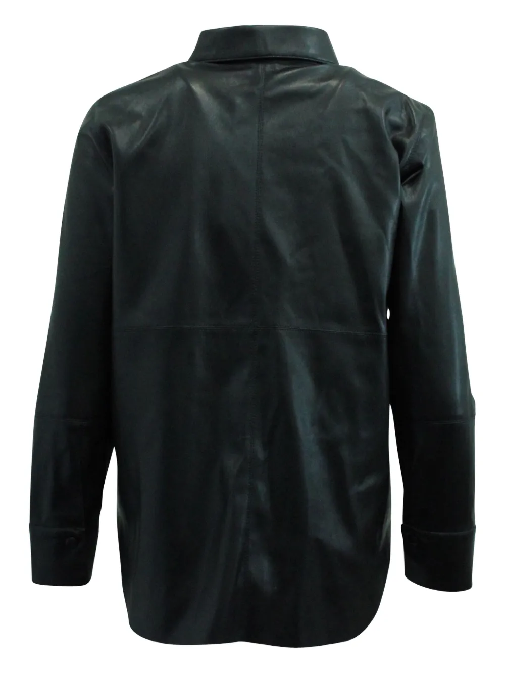 Nanushka faux-leather shirt | Image 2