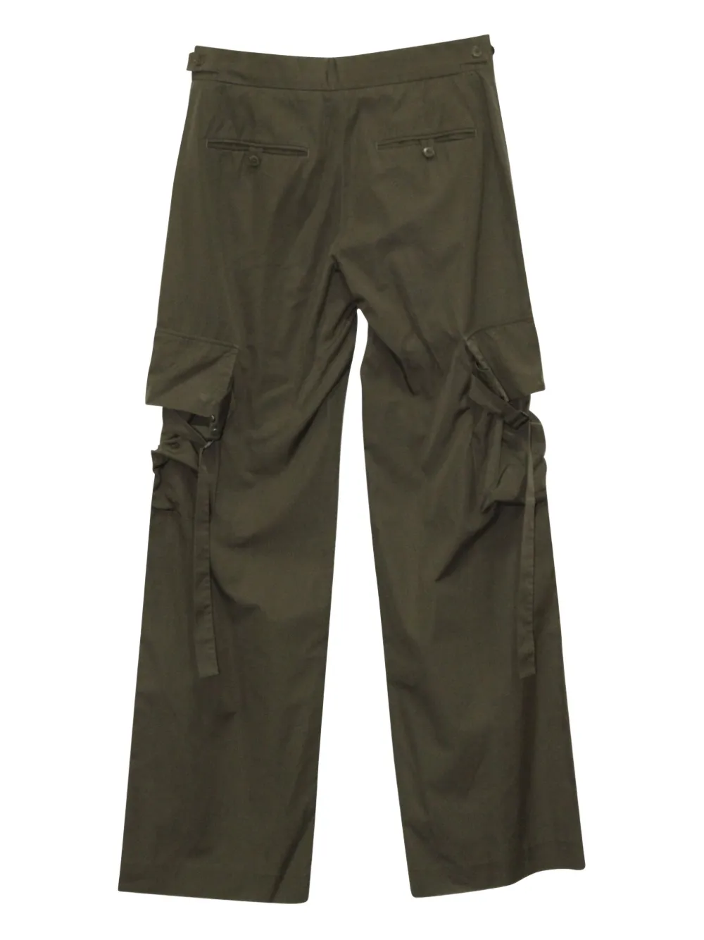 Helmut Lang Pre-Owned cargo-pocket trousers - Groen