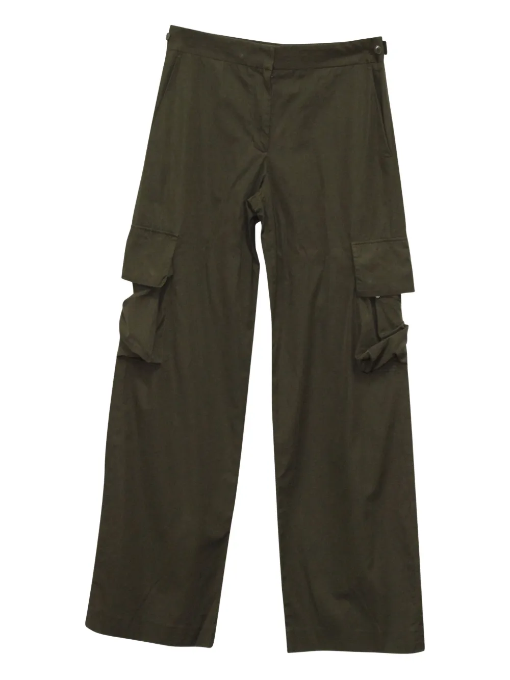 Pre-owned Helmut Lang Cargo-pocket Trousers In Green