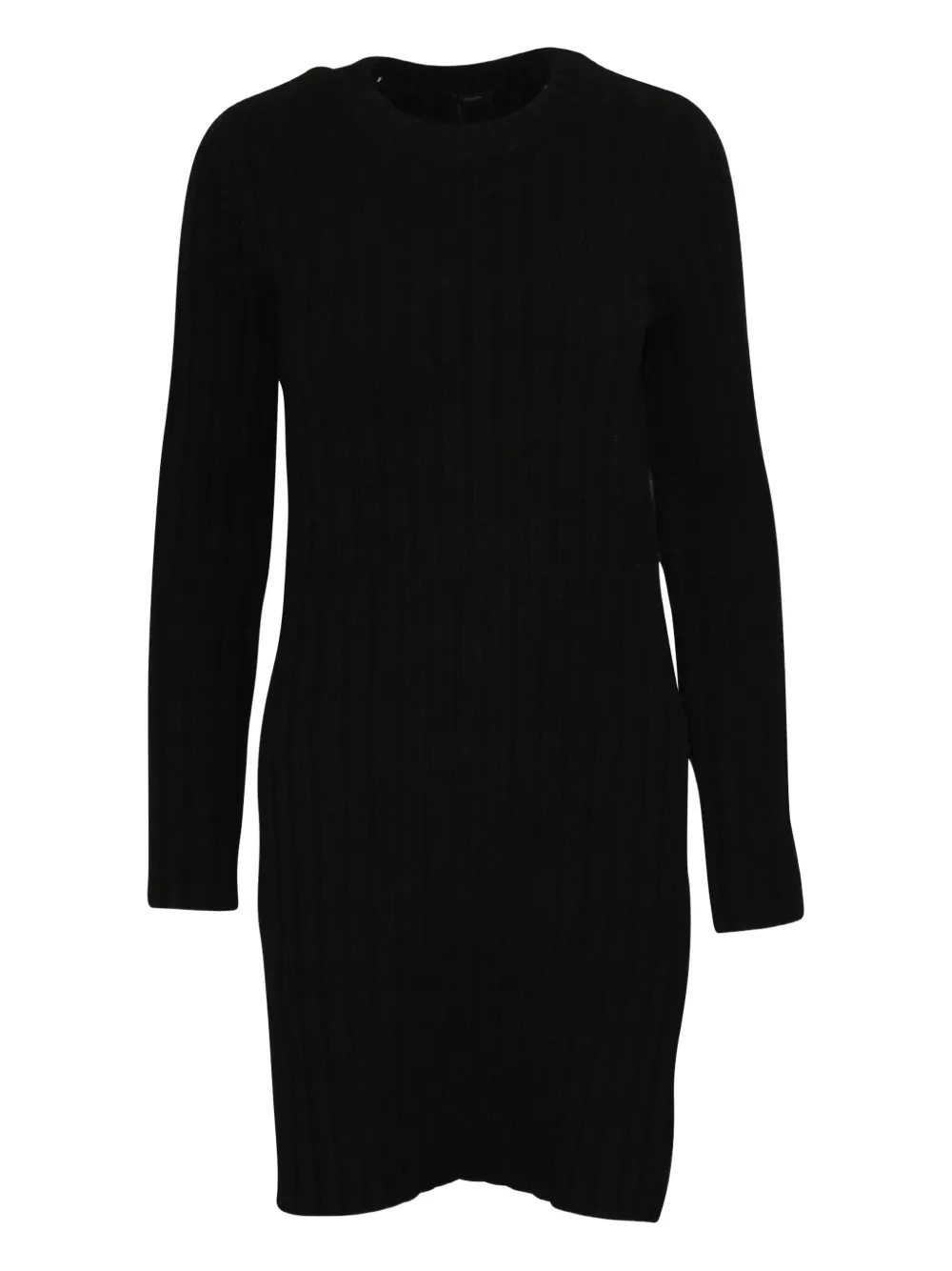 Pre-owned Joseph Ribbed Wool Top In Black