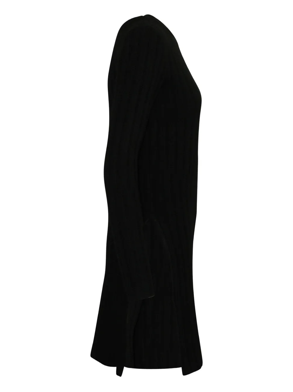 Pre-owned Joseph Ribbed Wool Top In Black