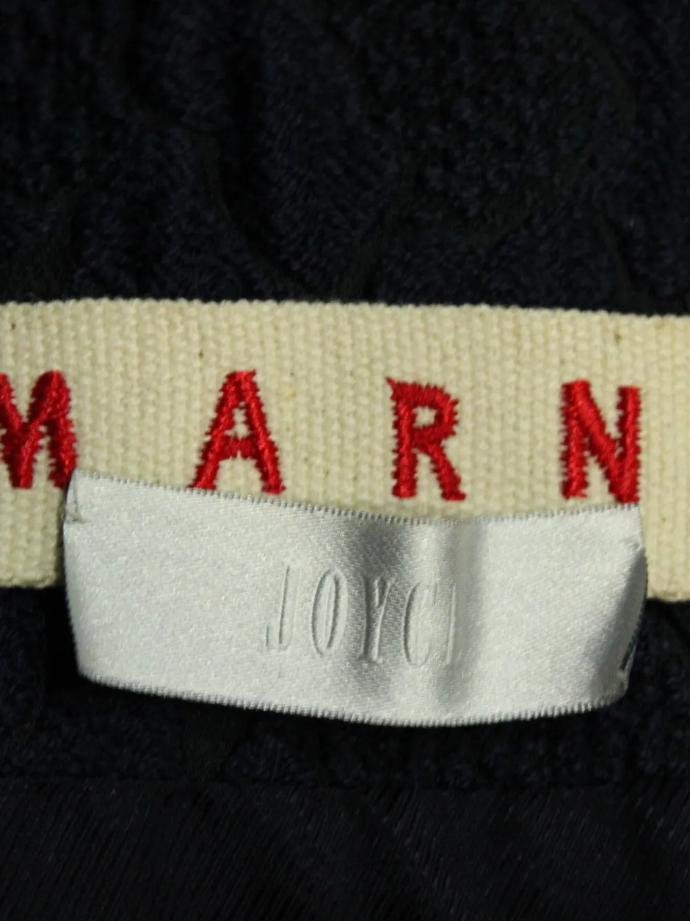 Pre-owned Marni Boat-neck Short-sleeve Coat In Black