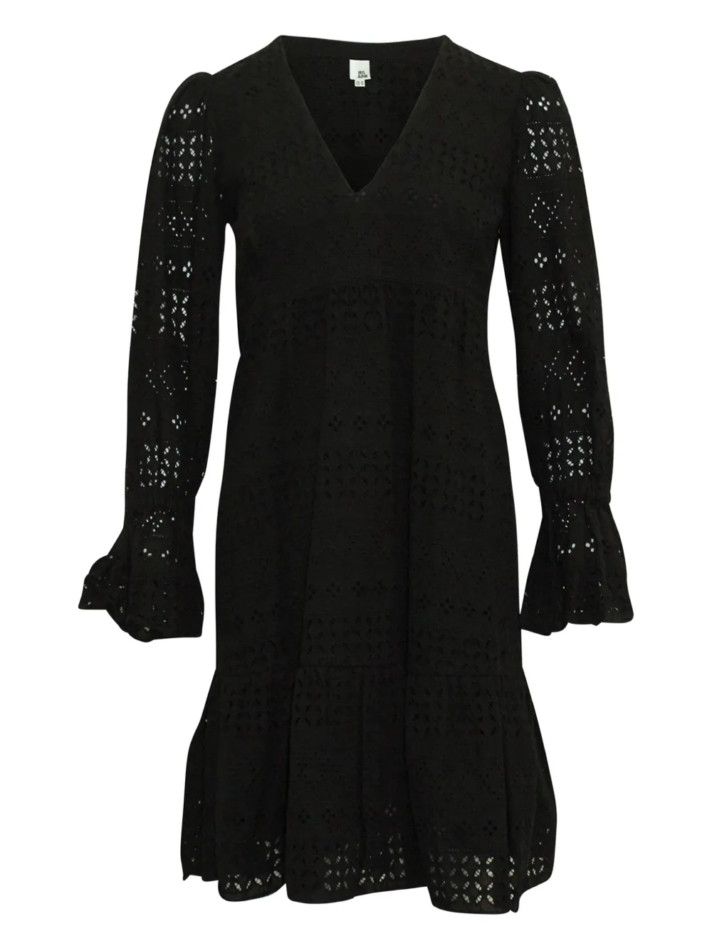 Iris & Ink v-neck dress - Nero