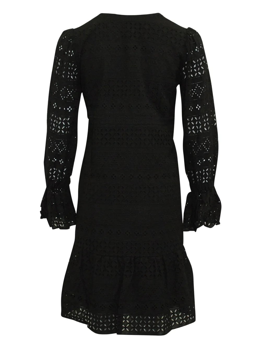 Iris & Ink v-neck dress - Zwart