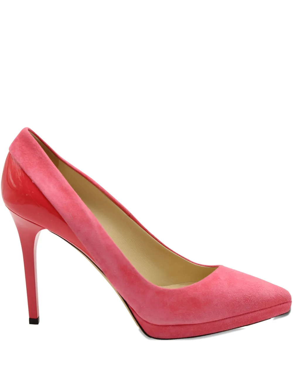 Jimmy Choo Pre-Owned suede heeled pumps - Rosa