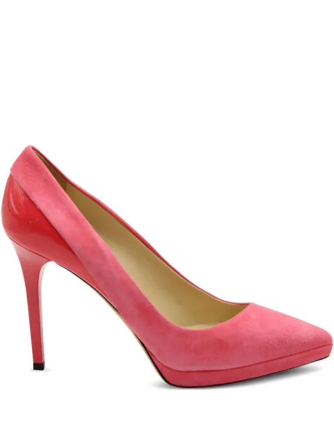 Jimmy Choo Pre-Owned suede heeled pumps