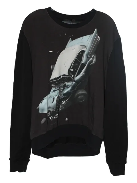 Christopher Kane car-crash print sweatshirt