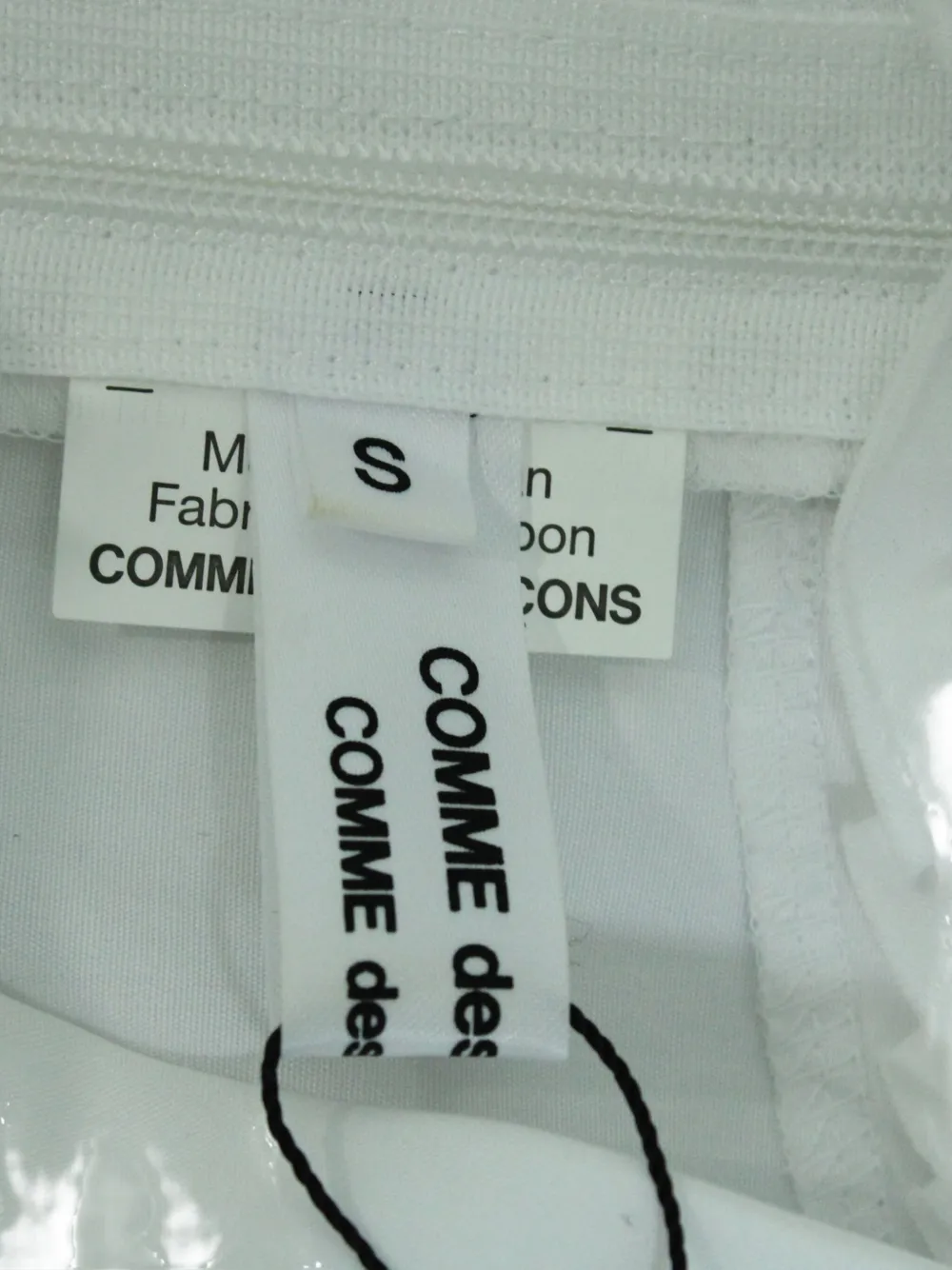 Pre-owned Comme Des Garçons Cotton Blouse In White