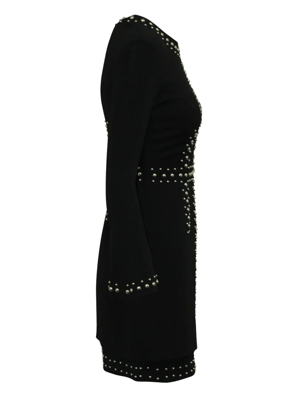 Pre-owned A.l.c Studded Mini Dress In Black