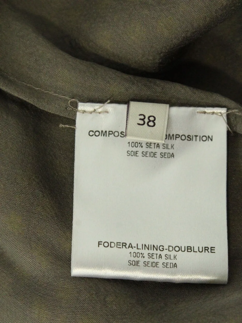 Pre-owned Stella Mccartney Silk Dress In Brown