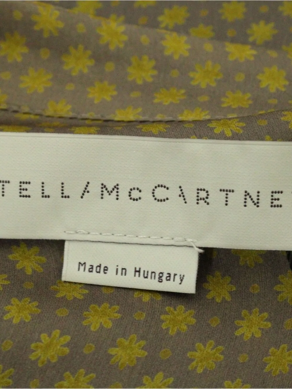 Pre-owned Stella Mccartney Silk Dress In Brown