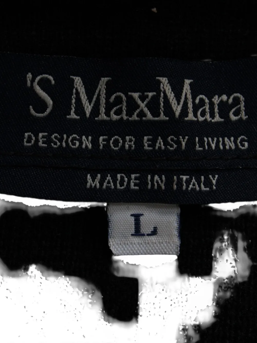 Pre-owned Max Mara Mock-neck Zip-up Cardigan In Black