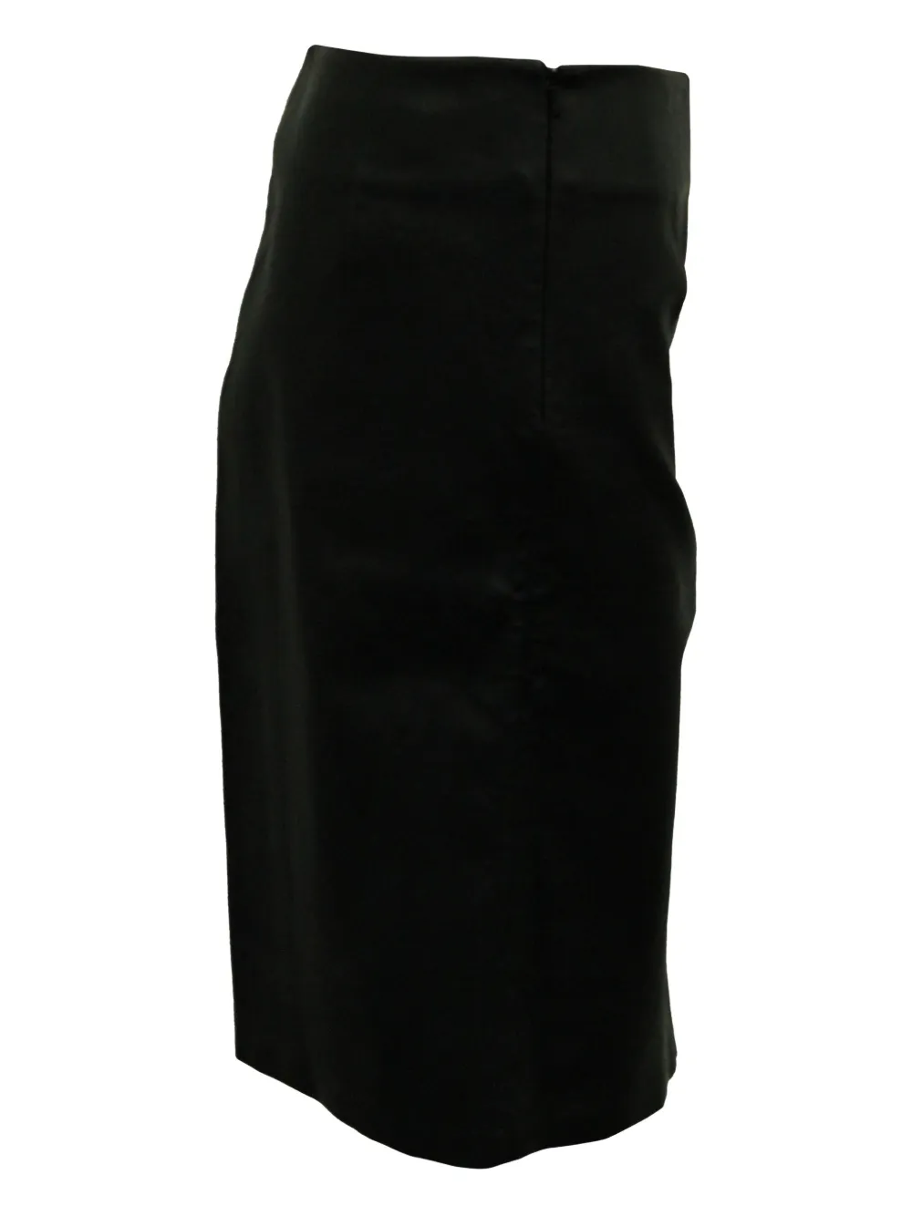 Pre-owned Diane Von Furstenberg Panelled Leather Mini Skirt In Black