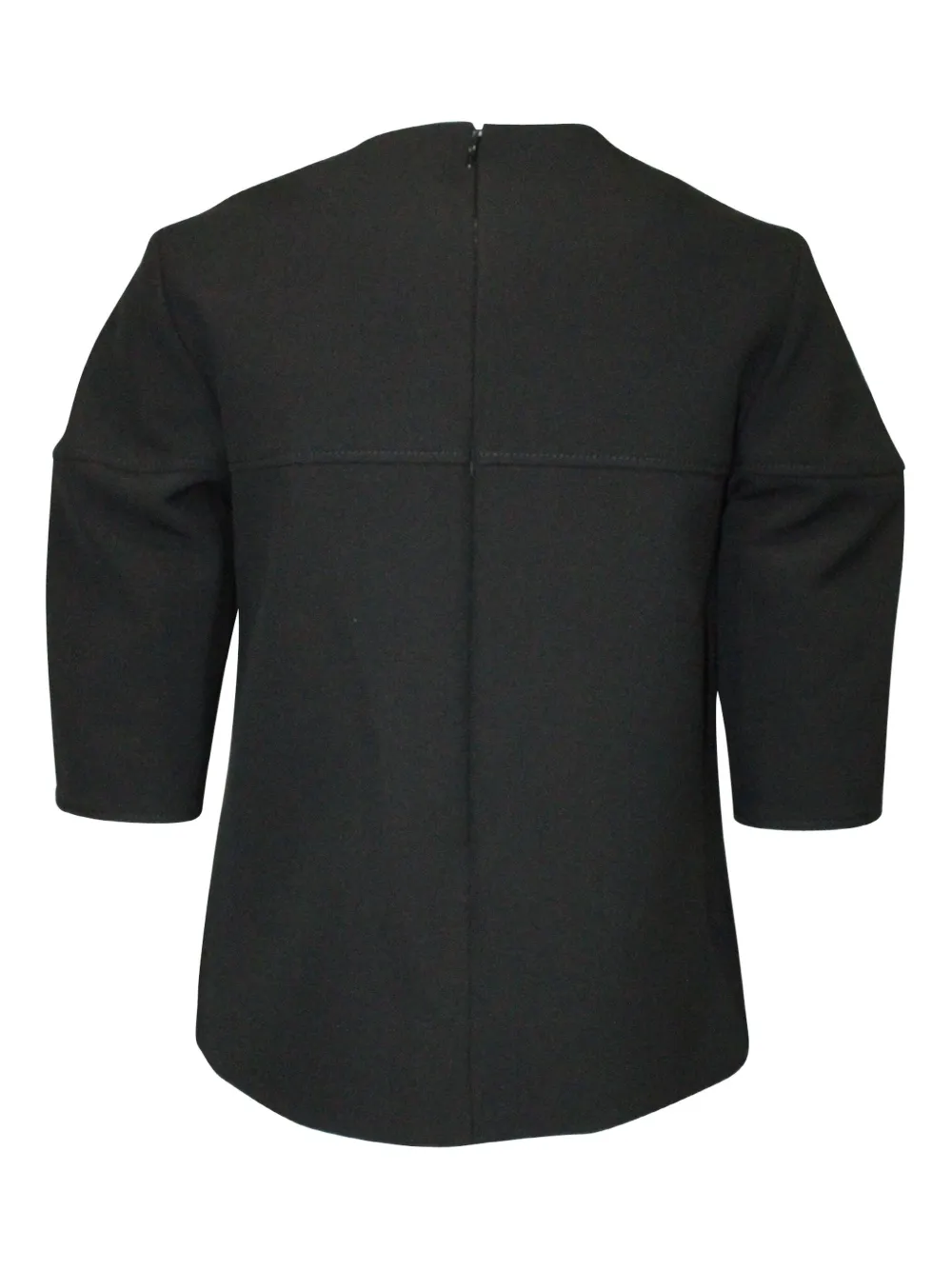 puff-sleeve blouse