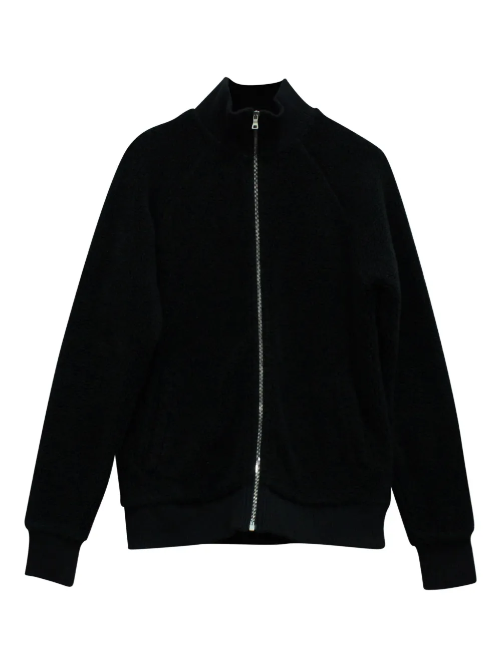 Mr P. fleece zip-up jacket | Black | Image 1