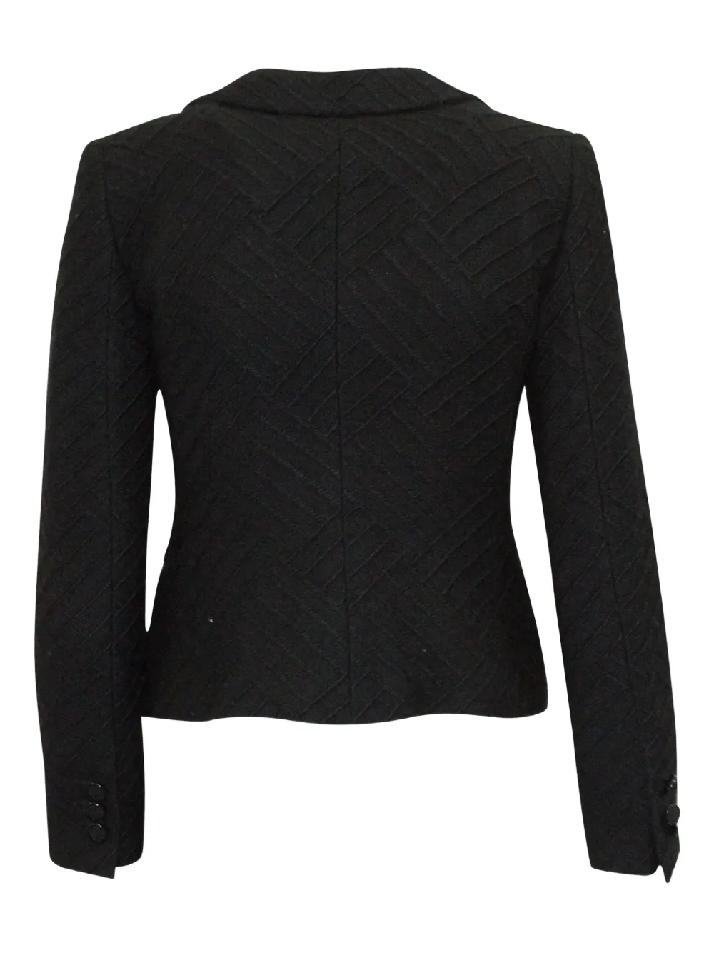 Emporio Armani Pre-Owned textured single-breasted blazer | Image 2
