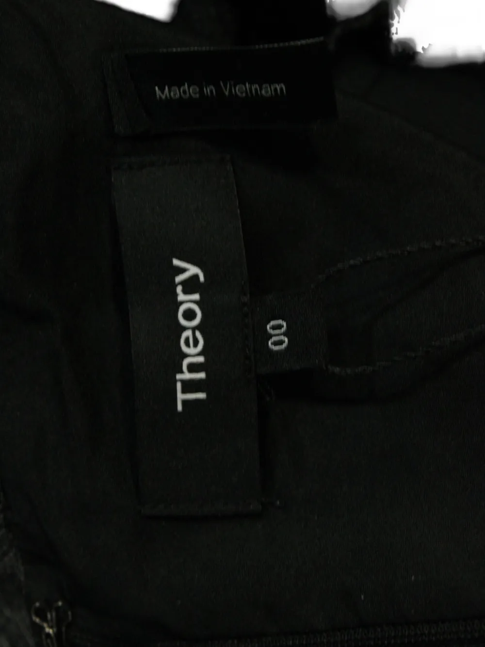 Pre-owned Theory Short-sleeve Sheath Dress In Black