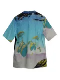 Valentino Pre-Owned x Roger Dean Floating Island Vacation shirt - Blue
