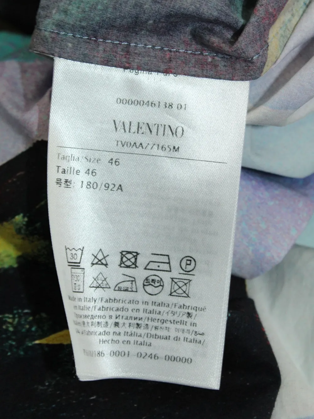 Pre-owned Valentino X Roger Dean Floating Island Vacation Shirt In Blue