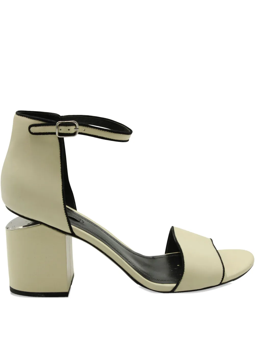 Pre-owned Alexander Wang Abbey Heeled Sandals In Neutral