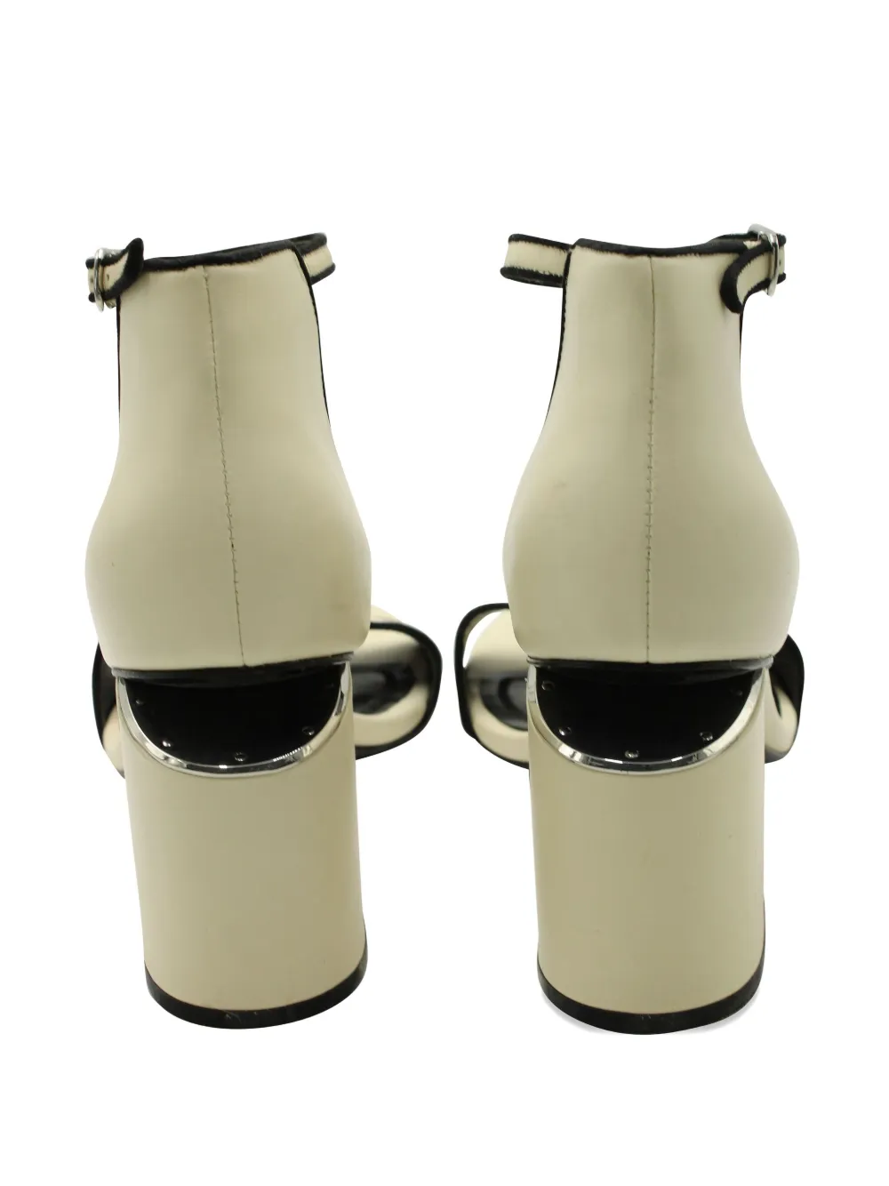 Pre-owned Alexander Wang Abbey Heeled Sandals In Neutral