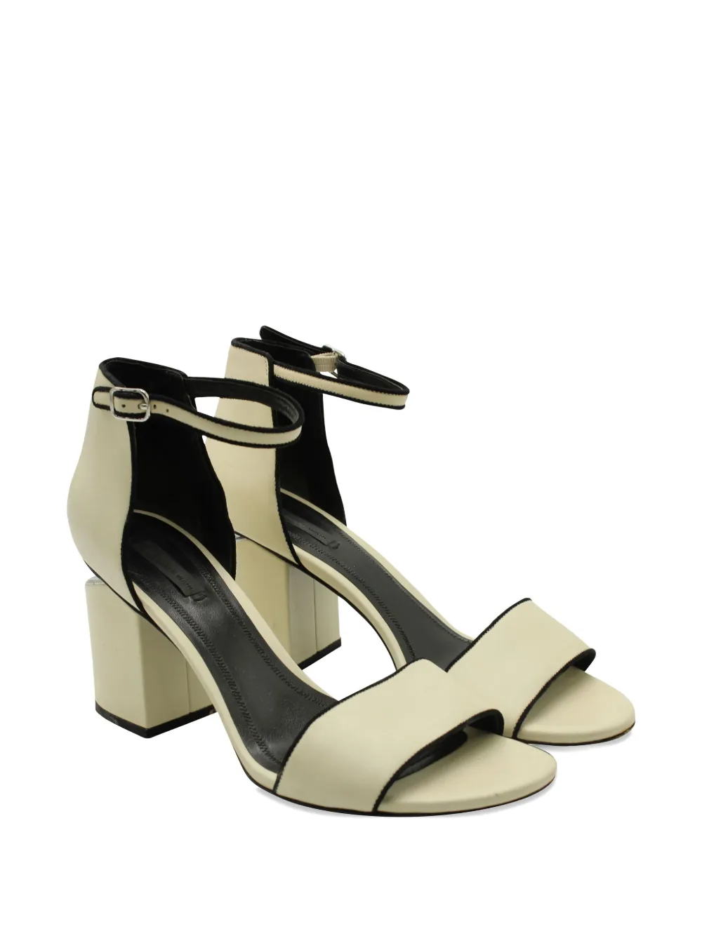 Pre-owned Alexander Wang Abbey Heeled Sandals In Neutral
