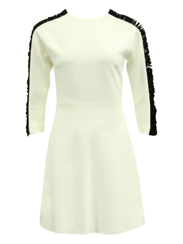 sandro white mini dress Sandro Pearl-embellished Mini Dress