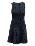 alice + olivia floral lace mini dress - Blue