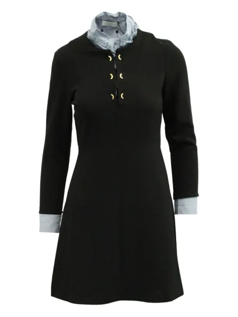 SANDRO ruffled-collar mini dress