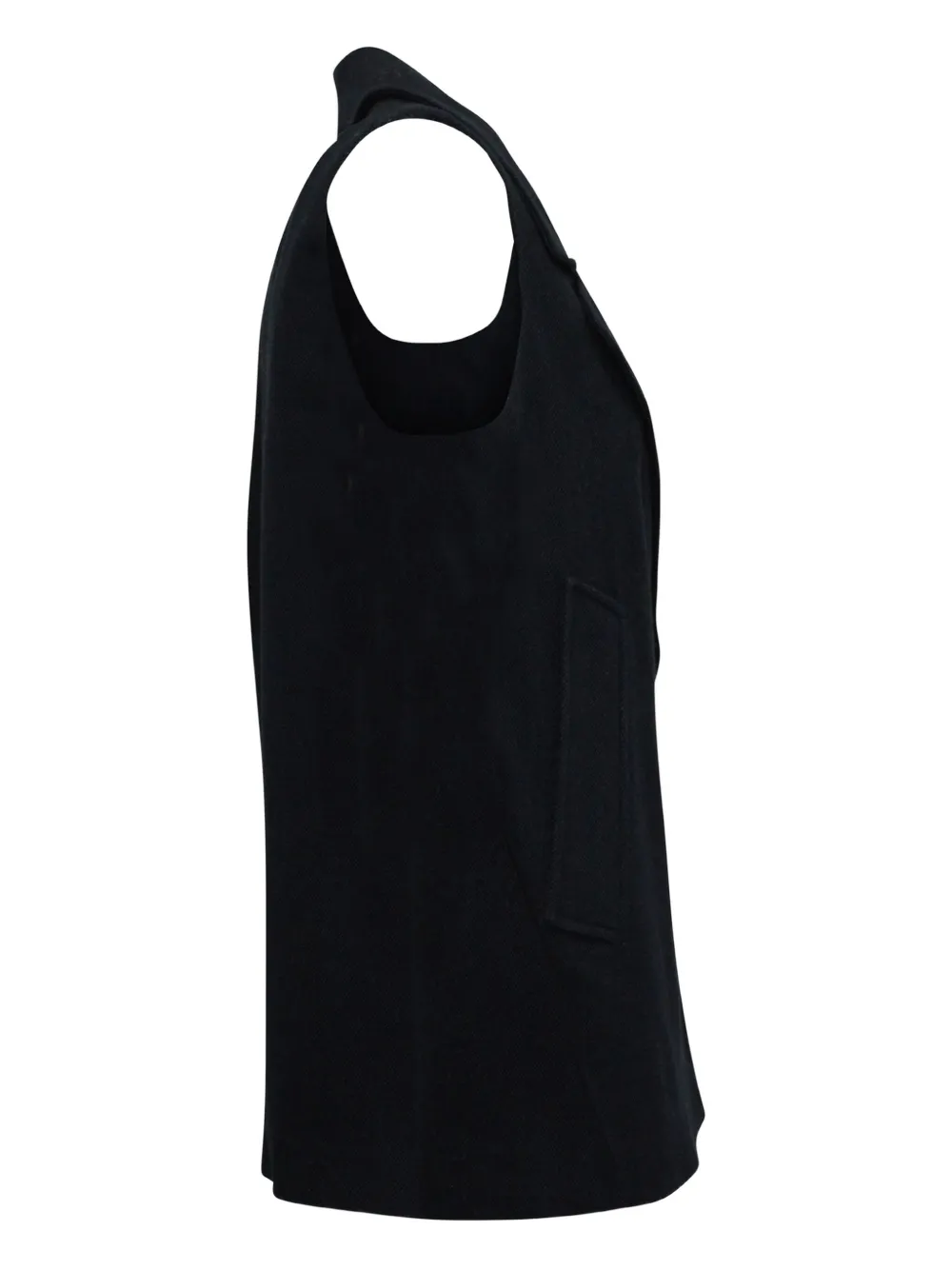 Pre-owned Hermes Cotton Single-breasted Vest In Blue