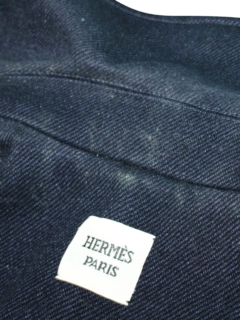 Pre-owned Hermes Cotton Single-breasted Vest In Blue