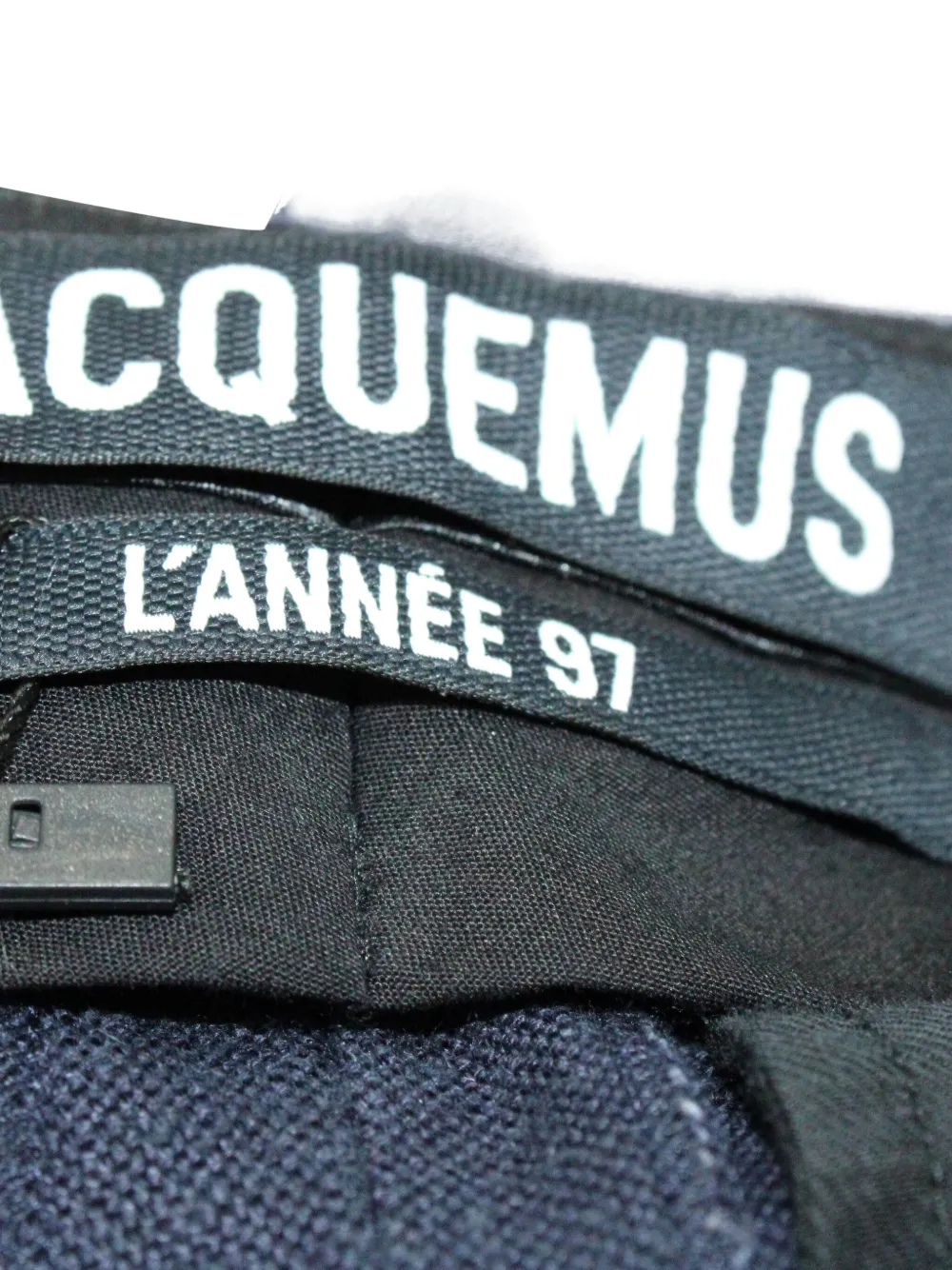 Pre-owned Jacquemus High-waist Linen Trousers In Blue
