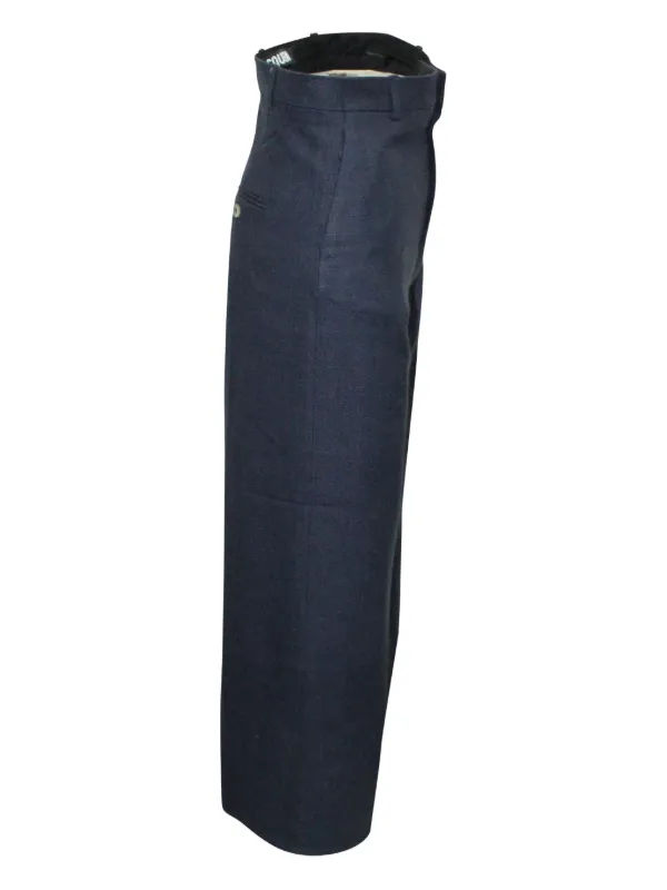 Jacquemus Pre-Owned ハイウエスト リネンパンツ | ブルー | FARFETCH JP