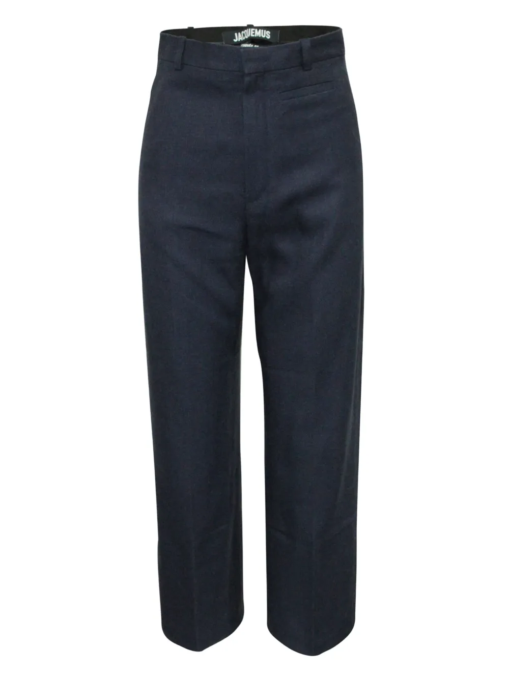 Jacquemus Pre-Owned high-waist linen trousers | Blue | Image 1