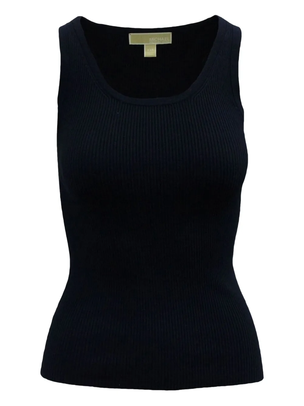 Michael Kors Vintage リブニット トップ - ブルー Michael Kors Vintage リブニット トップ - ブルー