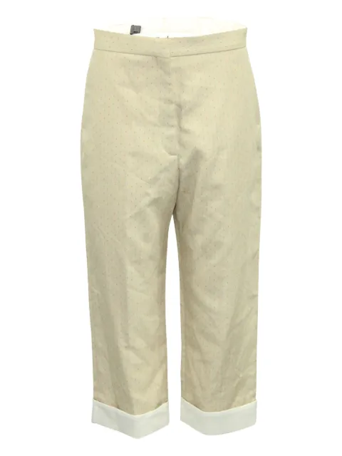 SANDRO wide-leg cropped trousers